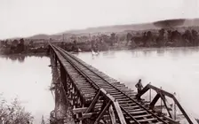 Tennessee River at Bridgeport, ca. 1864. Creator: George N. Barnard