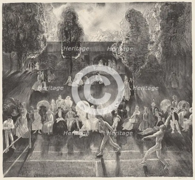 Tennis, 1920. Creator: George Wesley Bellows.