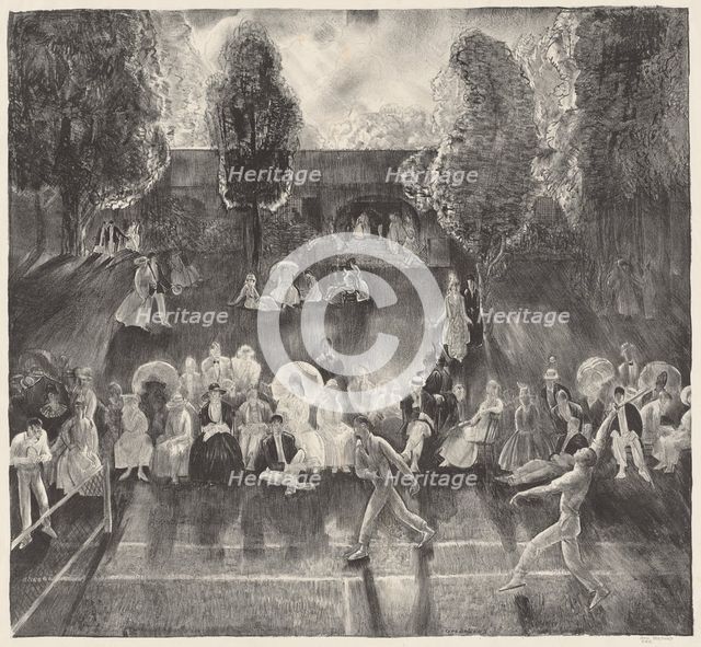 Tennis, 1920. Creator: George Wesley Bellows.