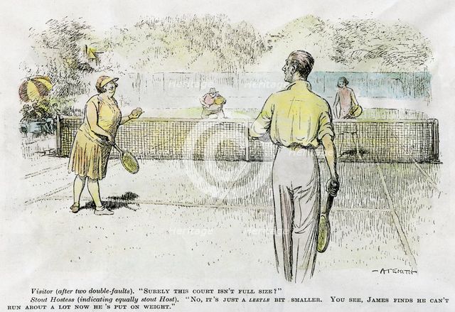 'Tennis', 1931. Artist: Atsmith