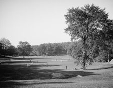 Tennis courts, Franklin Park, Boston, Mass., c1906. Creator: Unknown
