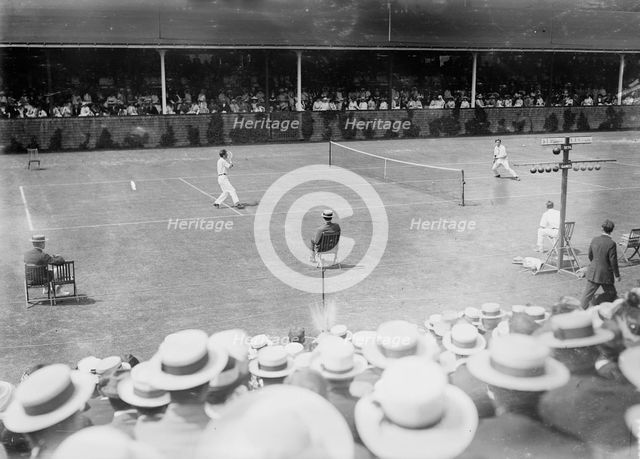 Tennis finals - Newport, '13, 1913. Creator: Bain News Service.