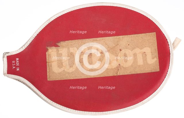 Tennis racket cover used by Althea Gibson, ca. 1960. Creator: Wilson Sporting Goods Co..