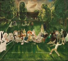 Tennis Tournament, 1920. Creator: George Wesley Bellows