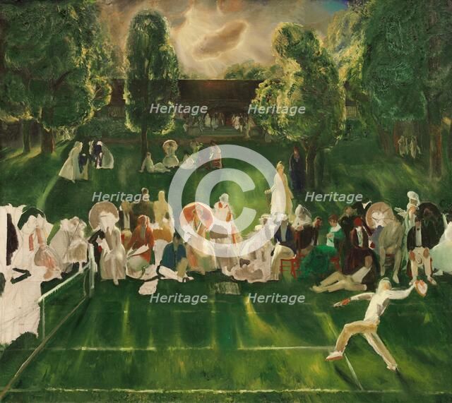 Tennis Tournament, 1920. Creator: George Wesley Bellows.