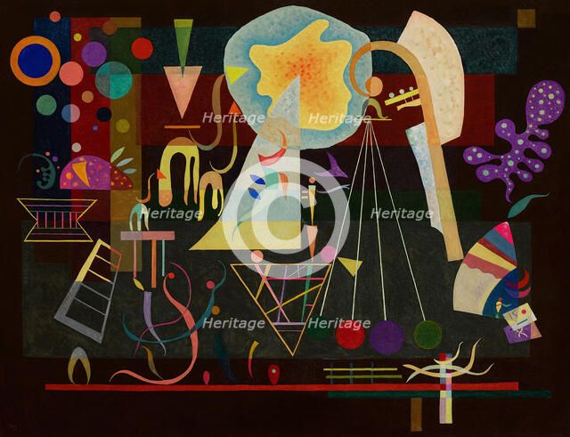 Tensions calmées, 1937. Creator: Kandinsky, Wassily Vasilyevich (1866-1944).