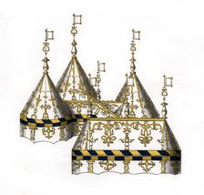 Tent design, 16th century, (1843).Artist: Henry Shaw