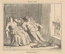Tent deux degrés!!!, 19th century. Creator: Honore Daumier