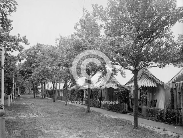 Tent life at Ocean Grove, N.J., c1906. Creator: Unknown.