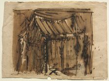 Tent (recto). Creator: Josef Platzer (Austrian, 1751-1806)