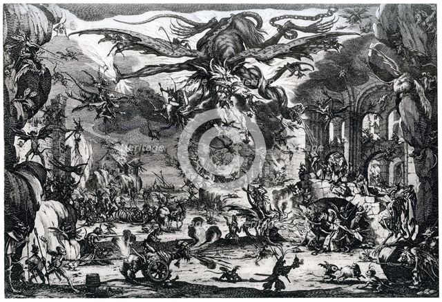 'Tentation de St Antoine', c1615-1635 (1924)Artist: Jacques Callot