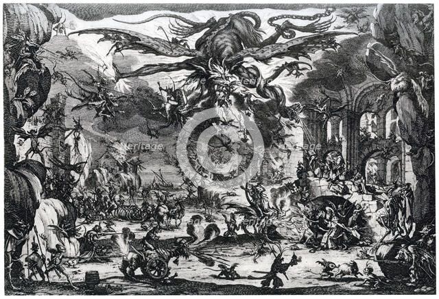 'Tentation de St Antoine', c1615-1635 (1924)Artist: Jacques Callot