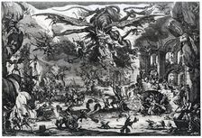 Tentation de St Antoine c1615-1635 (1924)Artist: Jacques Callot
