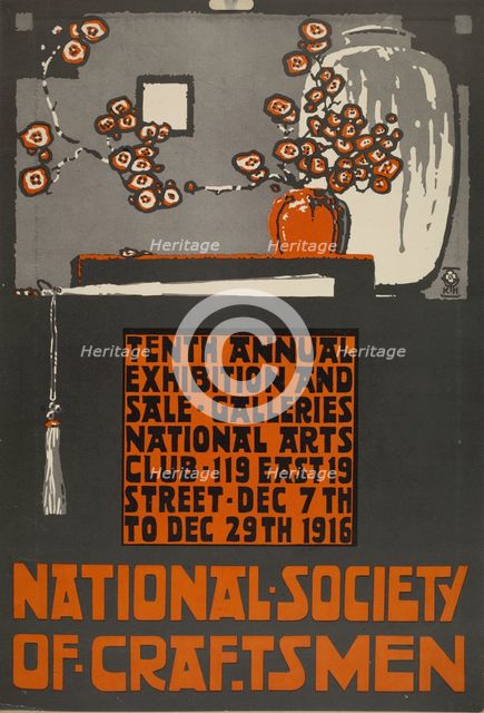 Tenth annual exhibition and sale [..] national society of craftsman, c1887 - 1922. Creator: Unknown.