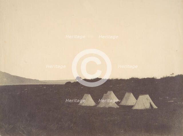 Tents, Algeria, 1856. Creator: John Beasley Greene.