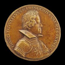 Teodoro Trivulzio, 1597-1657, Prince of the Holy Roman Empire, Count of Mesocco...mid 17th century. Creator: Master M.A.S.