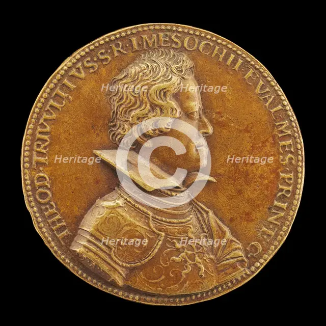 Teodoro Trivulzio, 1597-1657, Prince of the Holy Roman Empire, Count of Mesocco...mid 17th century. Creator: Master M.A.S..
