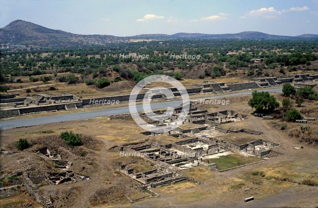 Teotihuacan, 'Palace of the Sun', built during Miccaotli phase (150 to 200 years a.C) at the nort…