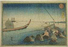 Teppozu, from the series "Famous Places in the Eastern Capital (Toto meisho)", c. 1832/33. Creator: Utagawa Kuniyoshi