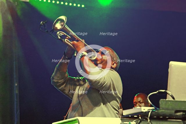Terence Blanchard, Love Supreme Jazz Festival, Glynde Place, East Sussex, 2015.  Artist: Brian O'Connor.