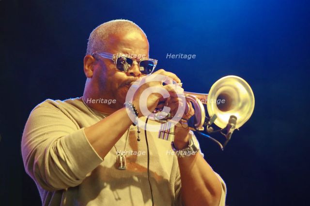 Terence Blanchard, Love Supreme Jazz Festival, Glynde Place, East Sussex, 2015.  Artist: Brian O'Connor.
