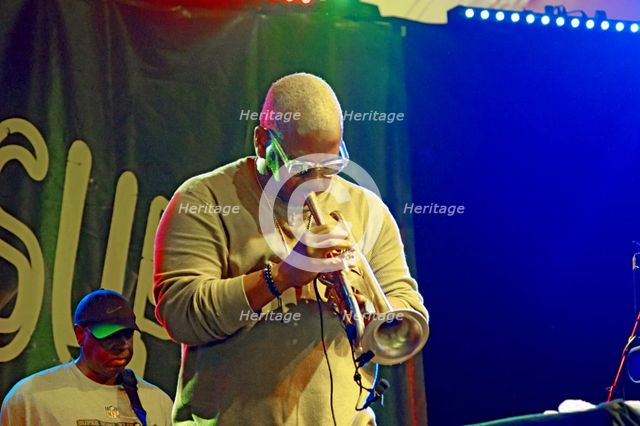 Terence Blanchard, Love Supreme Jazz Festival, Glynde Place, East Sussex, 2015.  Artist: Brian O'Connor.