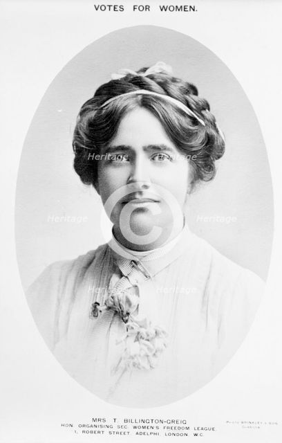 Teresa Billington-Greig, c1909. Creator: Unknown.