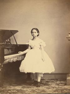 Teresa Carreño, about 1862. Creator: Studio of Mathew B Brady