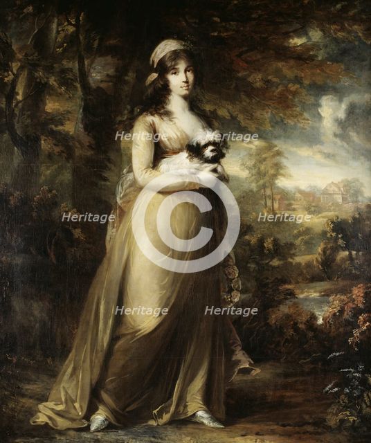 Teresa Vandoni, Italian Singer at the Royal Opera, Stockholm, 1797. Creator: Carl Fredrik von Breda.