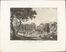 Terme publiche in villa Adriana, 1794. Creator: Albert Christoph Dies
