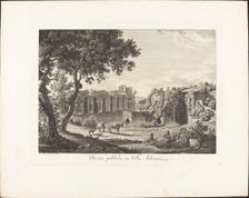 Terme publiche in villa Adriana, 1794. Creator: Albert Christoph Dies