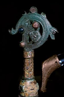 Terminal, possibly from a Crozier, found in a Viking settlement, 8th century