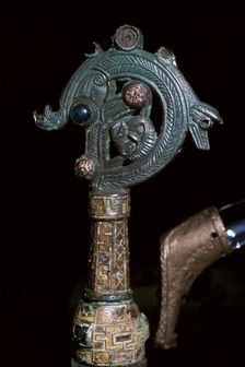 Terminal, possibly from a Crozier, found in a Viking settlement, 8th century