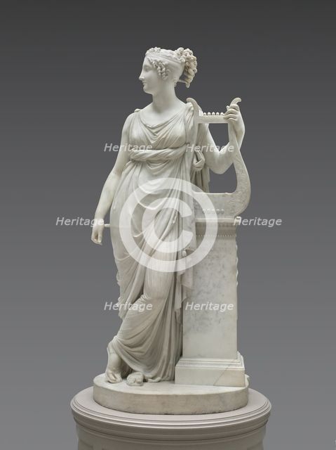 Terpsichore Lyran (Muse of Lyric Poetry), 1816. Creator: Antonio Canova (Italian, 1757-1822).