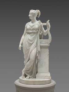 Terpsichore Lyran (Muse of Lyric Poetry), 1816. Creator: Antonio Canova (Italian, 1757-1822)