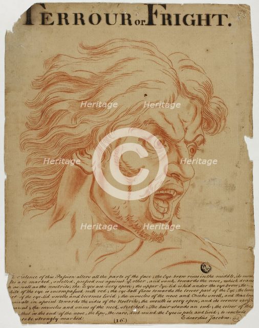 Terrour (sic) or Fright, after 1698. Creator: Eduardus Jacobus.
