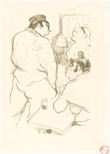 Terror of Grenelle (La terreur de Grenelle), 1894. Creator: Henri de Toulouse-Lautrec