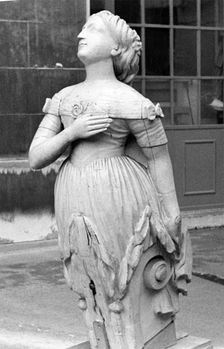 Terra Nova figure head, 1884	. Creator: Unknown