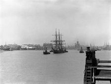 Terra Nova leaving Cardiff, 15 June, 1910. Creator: Unknown