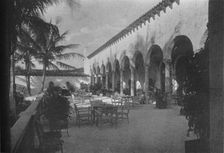 Terrace and arcade, Gulf Stream Golf Club, Palm Beach, Florida, 1925