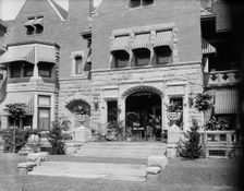 Terrace and steps, Franklin H. Walker, 850 Jefferson Avenue, Detroit, Mich., between 1905 and 1915. Creator: Unknown