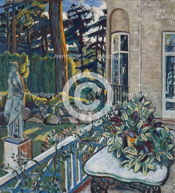 Terrace Garden, 1931. Creator: Frederic C. Bartlett.