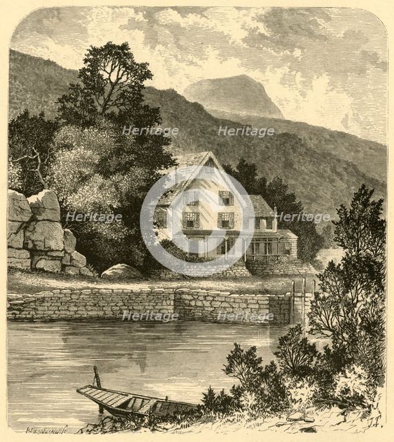 'Terrace House and Thorn Mountain', 1874.  Creator: F.J. Engling.