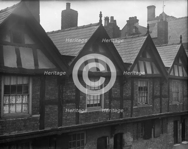 Terrace houses possibly Bournemouth, England, 1900. Creator: Robert Augustus Henry L'Estrange.