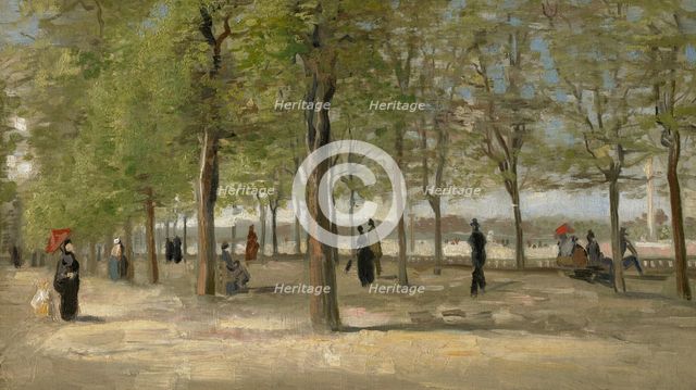 Terrace In The Luxembourg Gardens, 1886. Creator: Vincent van Gogh.
