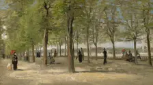 Terrace In The Luxembourg Gardens, 1886. Creator: Vincent van Gogh