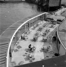 Terrace of the Royal Festival Hall, Belvedere Road, South Bank, London, c1951-c1965. Artist: SW Rawlings