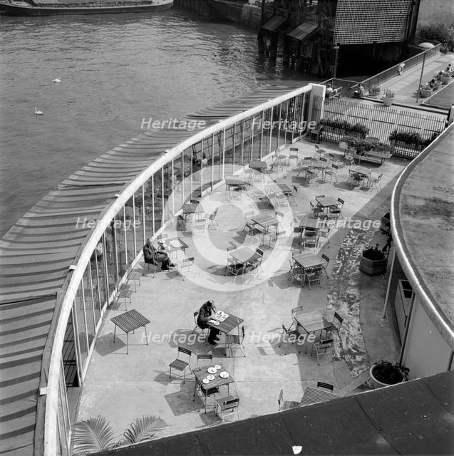 Terrace of the Royal Festival Hall, Belvedere Road, South Bank, London, c1951-c1965. Artist: SW Rawlings