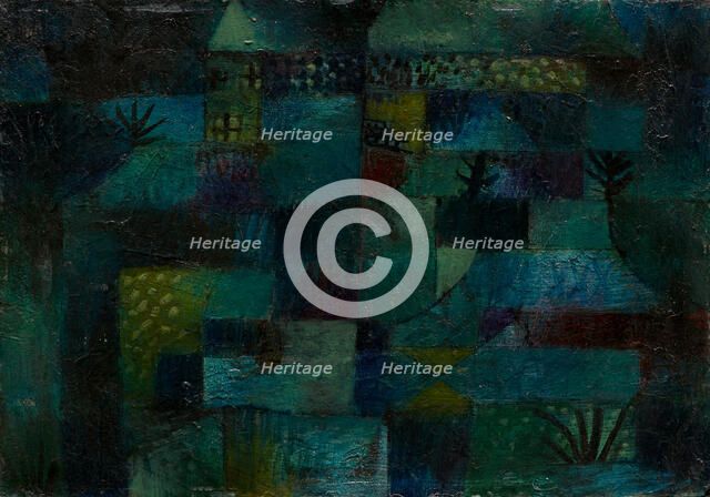 Terraced Garden, 1920. Creator: Klee, Paul (1879-1940).