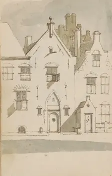 Terraced houses with gables, c.1783-c.1797. Creator: Johannes Huibert Prins
